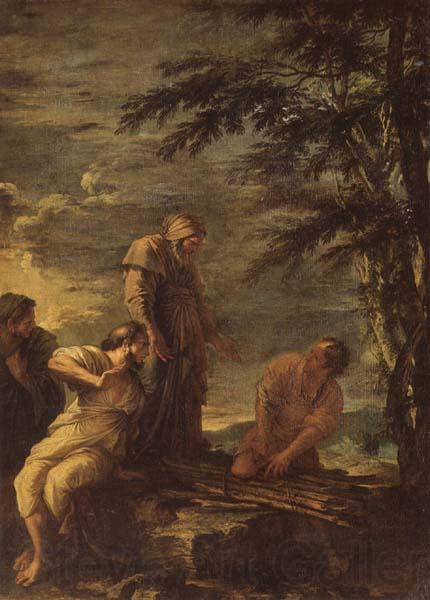 Salvator Rosa Democritus and Protagoras Spain oil painting art